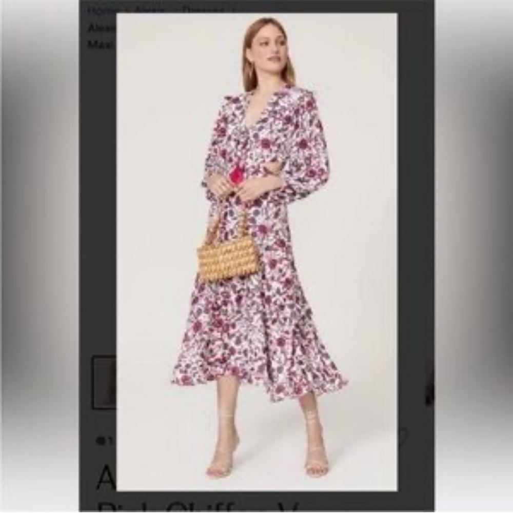 Seed Heritage xs flower dress midi